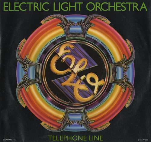 Electric Light Orchestra Telephone Line - Green Vinyl US 7